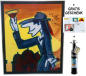 Preview: UDO LINDENBERG: Handsignierter Teppich, gerahmt