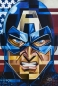 Mobile Preview: TIM ROGERSON: Captain America - gerahmt