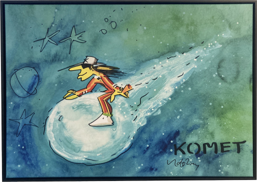 UDO LINDENBERG: Komet (Leinwanddruck)