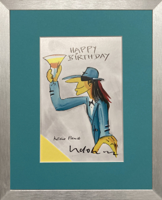 Happy Birthday weiß