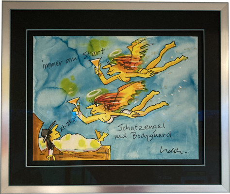 UDO LINDENBERG: Immer am Start Schutzengel und Bodyguard (Bett) - ORIGINAL