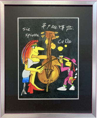 UDO LINDENBERG: Sie spielte Cello (Black Edition 2025) silber/lila