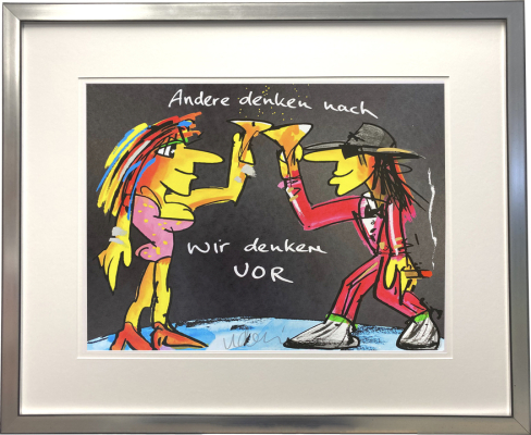 Preview: UDO LINDENBERG: Andere denken nach - wir denken vor (Black Edition 2025) Rahmen silber/schwarz