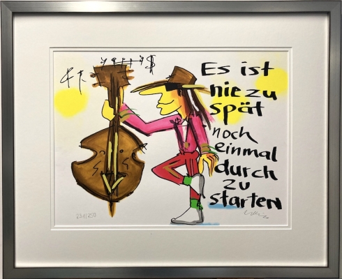 Rahmen silber/schwarz