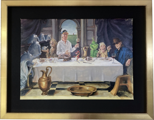 OTTO WAALKES: Ottos letztes Abendmahl (ORIGINAL)