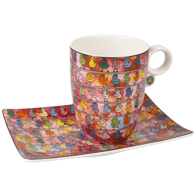 JAMES RIZZI: Künstlertasse "We are the Birds"