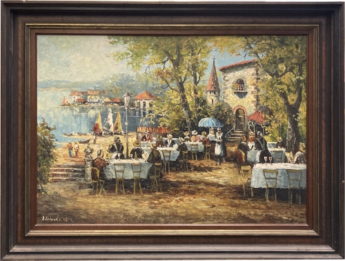 A. A. WENDEHALS: Gartenlokal am See