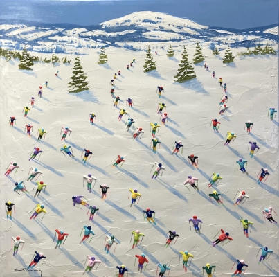CASIMIRO PÉRES: El esqui (Skifahren)