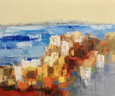PLAMEN BIBESCHKOV: Summer in Cote d'azur - Original