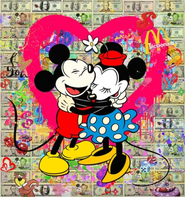 WOLFGANG D'AUTRICHE: Minnie & Mickey in love