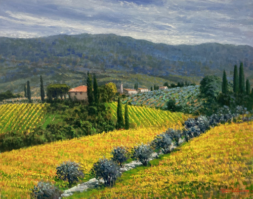 RAFFAELE FIORE: Sommer in der Toskana - Original