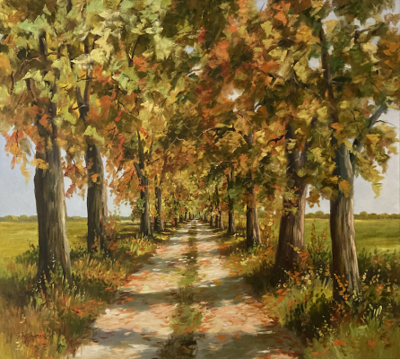 GÜNTHER FRÜHMESSER: Herbstallee (KA)