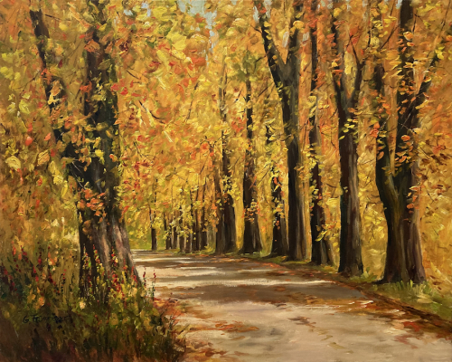GÜNTHER FRÜHMESSER: Herbstglühen (KA)