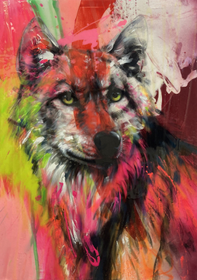 ILONA GRISS-SCHWÄRZLER: Wolf - glanz