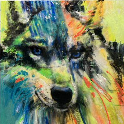 ILONA GRISS-SCHWÄRZLER: Wolf - glanz