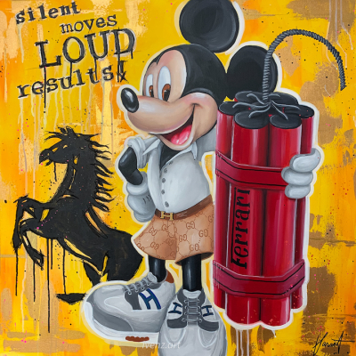 SASKIA IVENZ: Ferrari Mickey - ORIGINAL