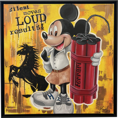 SASKIA IVENZ: Ferrari Mickey - ORIGINAL
