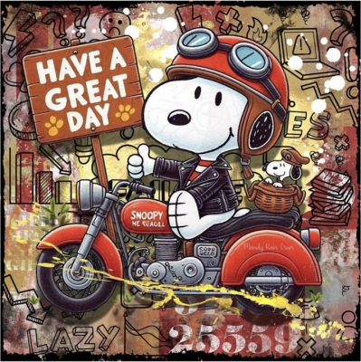MICHA BAKER: On the motorbike