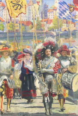 DMITRY NAYDA: Schlossfest Umzug, Neuburg an der Donau, Original
