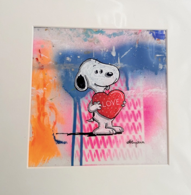 ANDREA OTTENJANN: Snoopy Love Heart (Original)