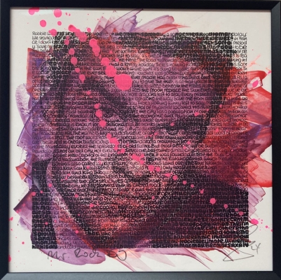 SAXA: Name: Mr. Rock DJ (Robbie Williams) - Mini - Overpainting