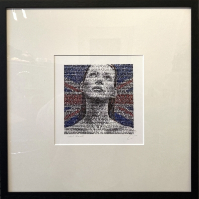SAXA: Super Orange (Kate Moss) - Overpainting