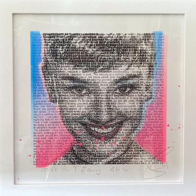 SAXA: Trust in Tiffany (Audrey Hepburn 4) - Overpainting