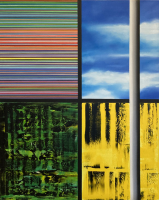 MARTIN GEORG SONNLEITNER: Stripes IV (Original)