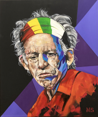 MARTIN GEORG SONNLEITNER: Keith Study Red (Unikat)