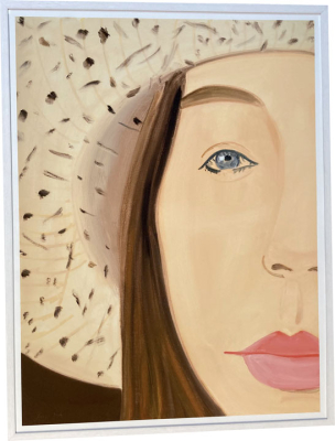 ALEX KATZ: Straw Hat 2