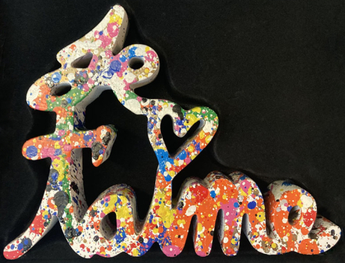 MR. BRAINWASH: Figur Je t'aime (Splash) 2018