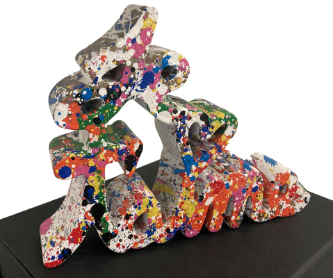 MR. BRAINWASH: Figur Je t'aime (Splash) 2018