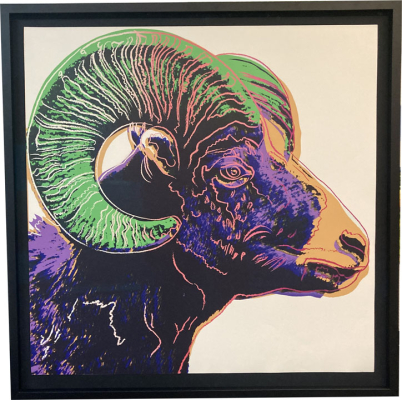 ANDY WANDY WARHOL: Bighorn Ram, 1983ARHOL: Bald Eagle, 1983