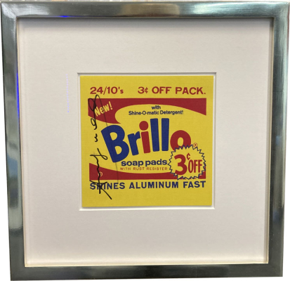 ANDY WARHOL: Brillo Invitation, 1981