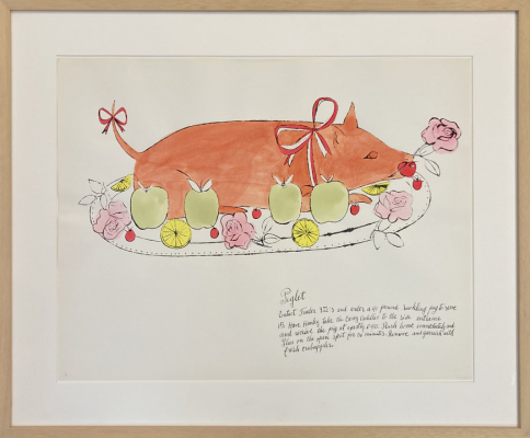 ANDY WARHOL: Piglett, 1959