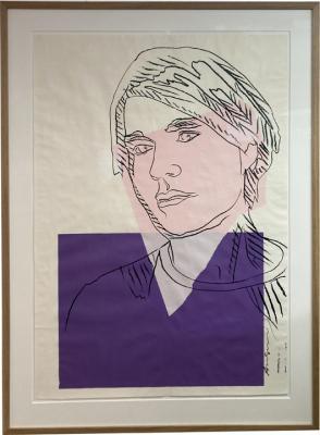 ANDY WARHOL: Andy Warhol Self Portrait, 1978