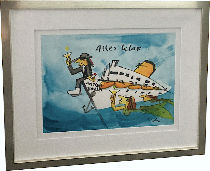 Alles Klar Auf Der Andrea Doria Bedeutung UDO LINDENBERG: Alles klar .. Andrea Doria - ORIGINAL - Kunstgalerie