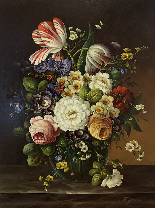 FLORIAN GRASS: Blumen in Vase