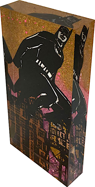 SANDRA RAUCH: Badman (Acrylblock) - Kunstgalerie, Originale, Bilder