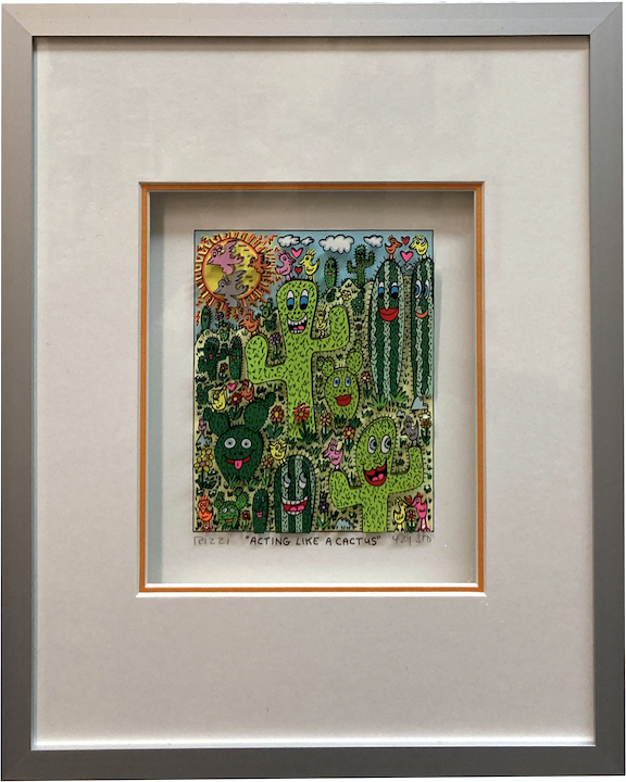 James Rizzi: ACTING LIKE A CACTUS - Kunstgalerie, Originale, Bilder