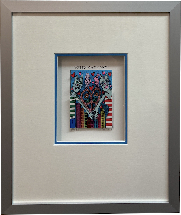 James Rizzi: KITTY CAT LOVE - Kunstgalerie, Originale, Bilder