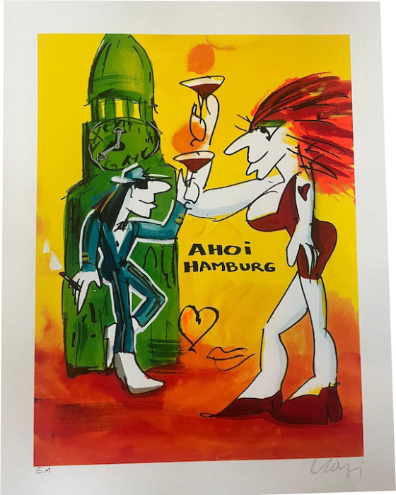 UDO LINDENBERG: Ahoi Hamburg (Grafik), KA