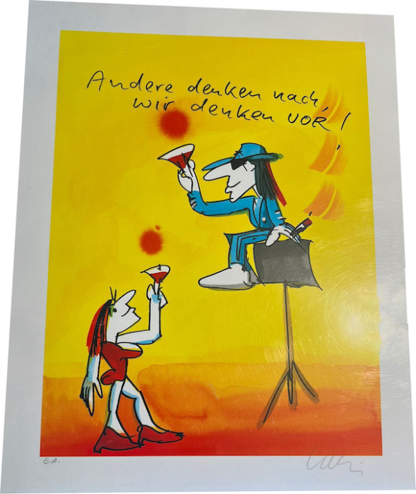 UDO LINDENBERG: Andere denken nach, wir denken vor! (Grafik), KA