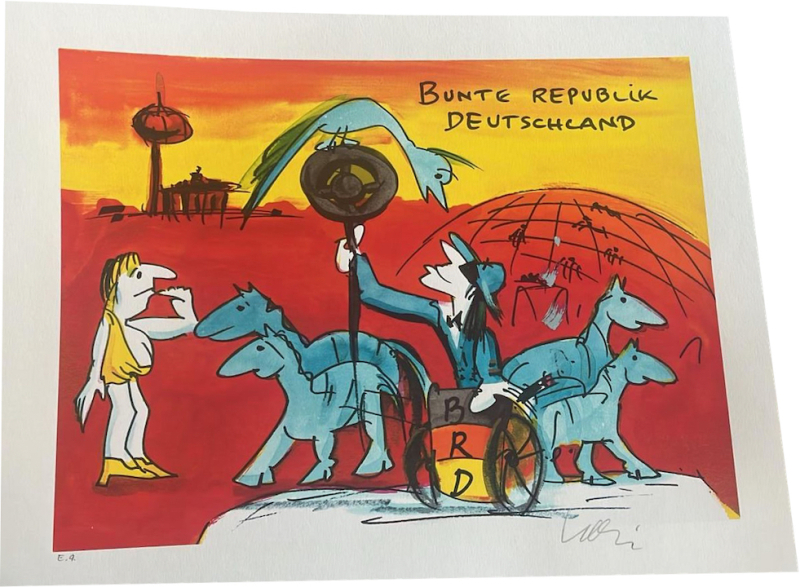 UDO LINDENBERG: Bunte Republik Deutschland (Grafik) EA