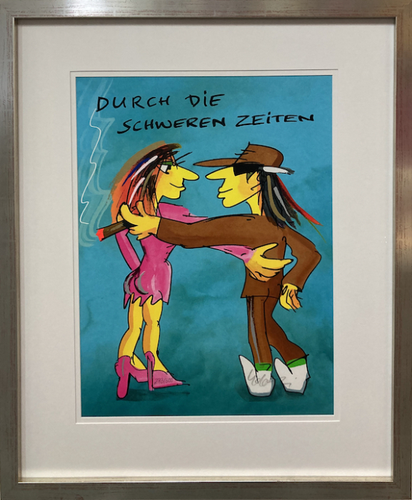 UDO LINDENBERG: Durch die schweren Zeiten (blau) - KA