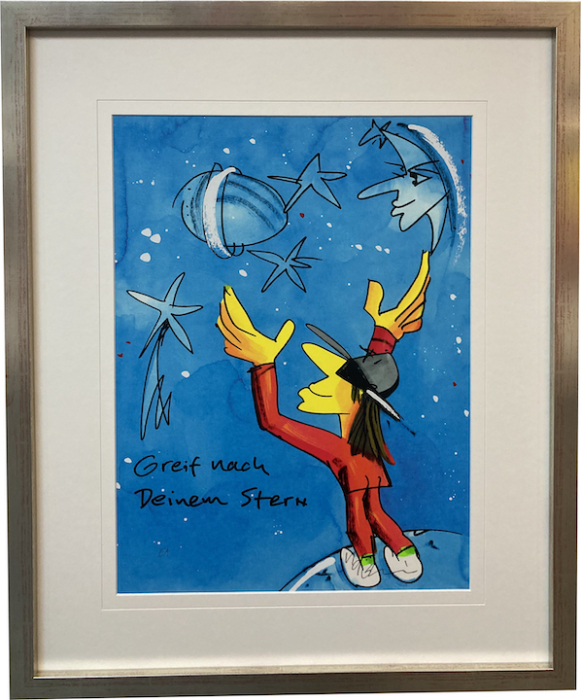 UDO LINDENBERG: Greif nach Deinem Stern - Rahmen silber