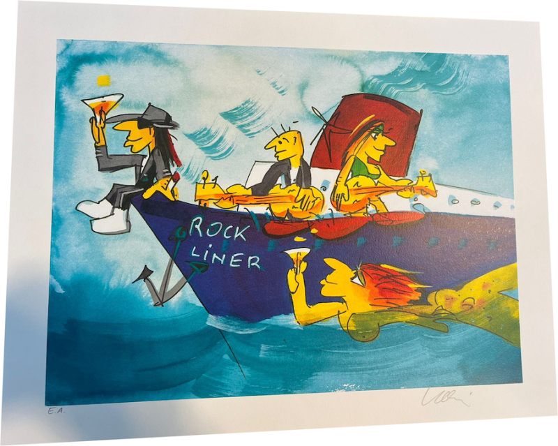 UDO LINDENBERG: Rock Liner (Grafik), KA