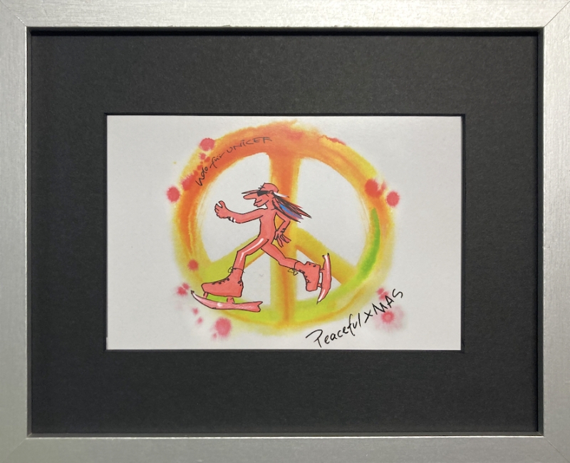 UDO LINDENBERG: Peaceful XMAS (Mini-Print) schwarz