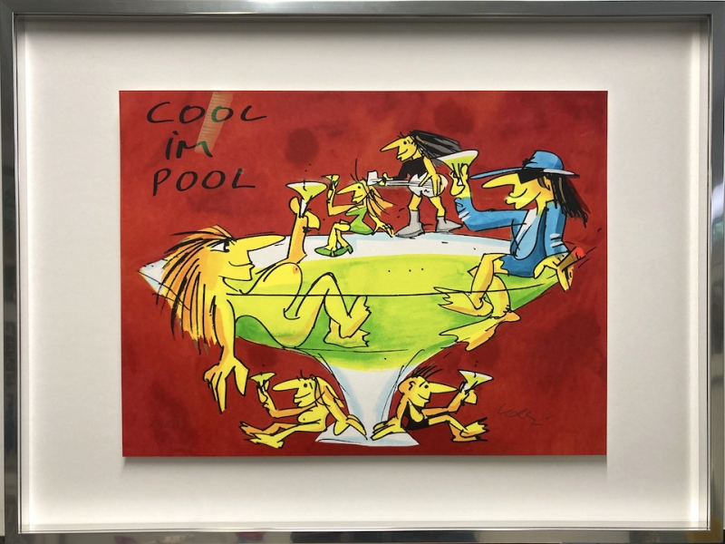 UDO LINDENBERG: Cool im Pool (schwebend)