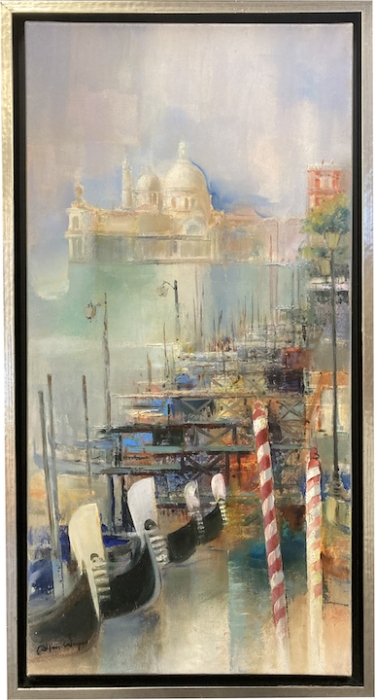 OTTMAR WEGNER: Gondeln in Venedig